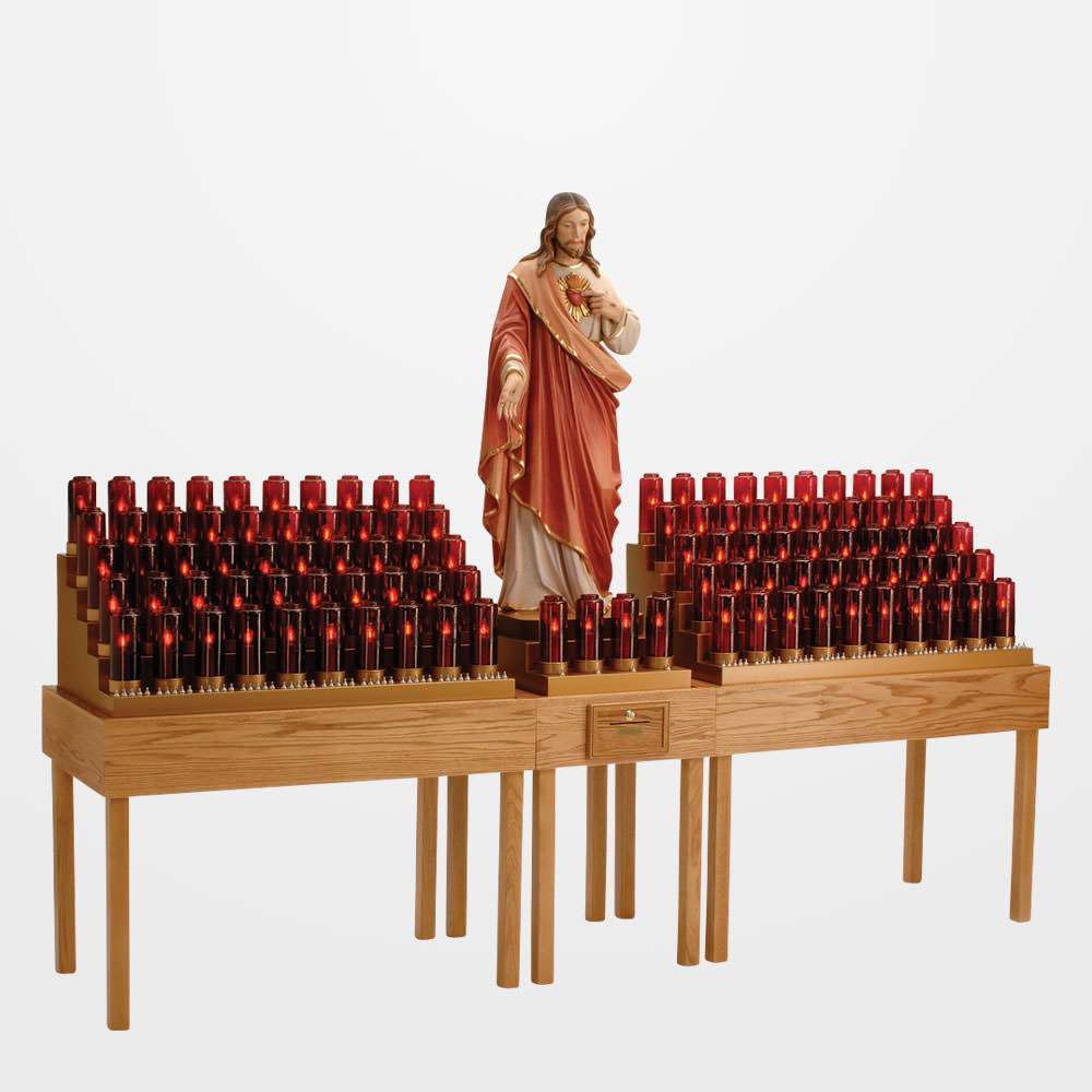 Electric/Electronic Candle Votive Light Stand for Statue - 104 Lite