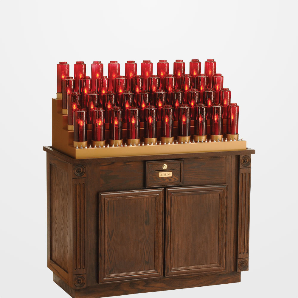 Electric/Electronic Candle Votive Light Stand - Cabinet - 40 Lite
