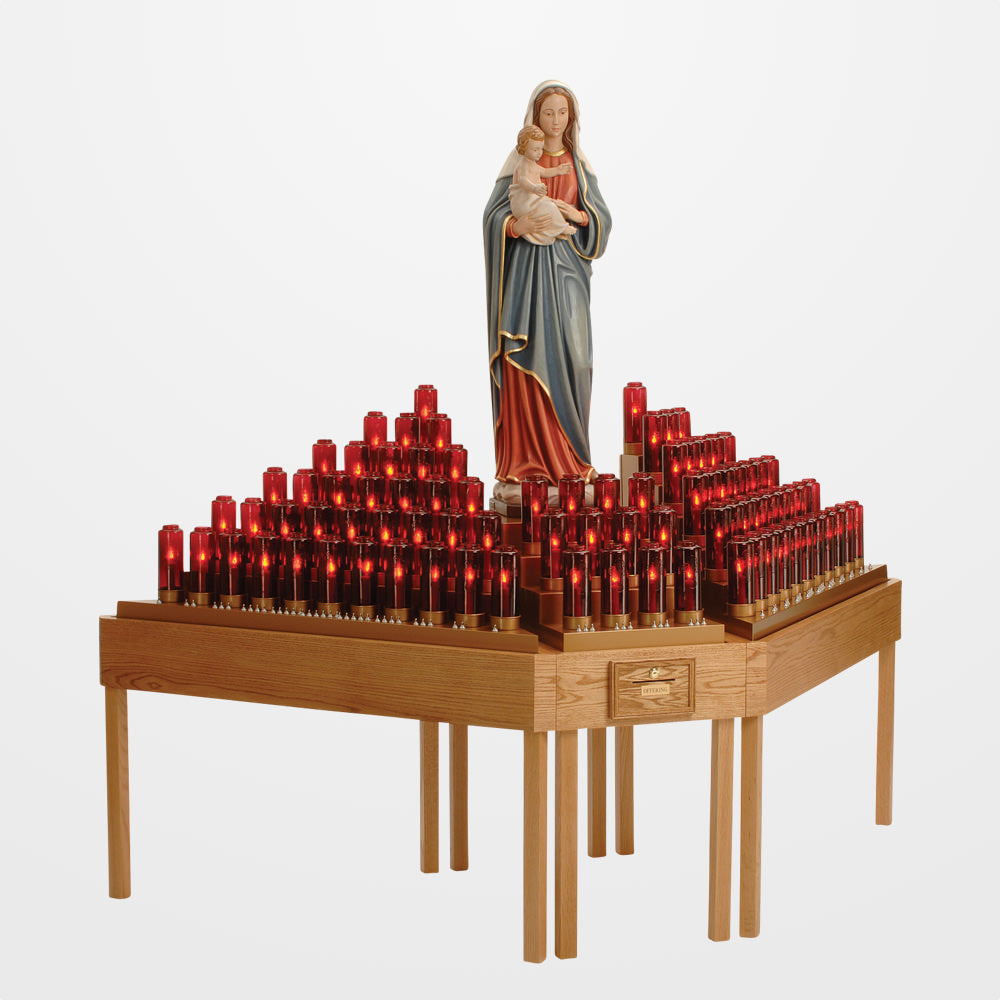 Electric/Electronic Candle Votive Light Stand for Statue - 84 Lite