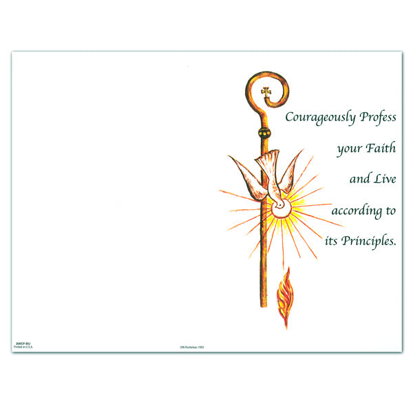Confirmation Bulletin - Oil Painting - 100/pack