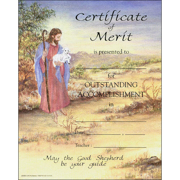 Merit Certificate - Oil Painting - 100/pack