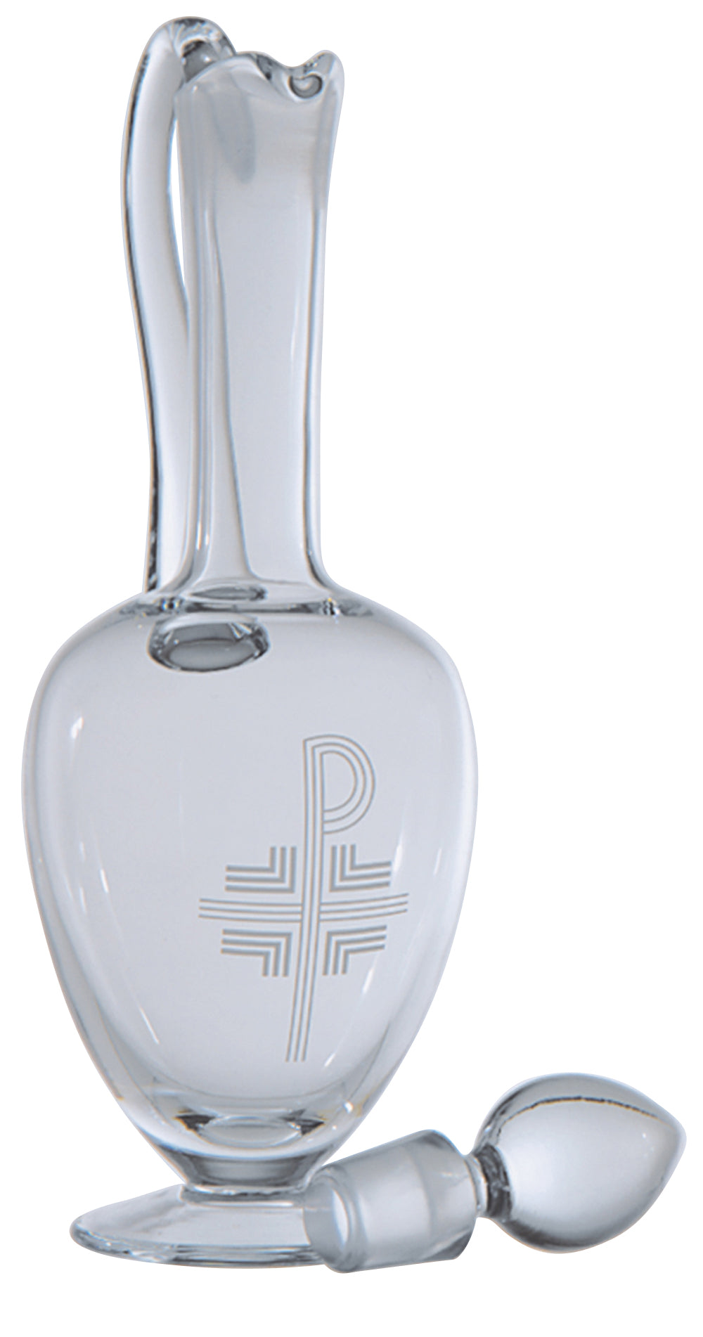 Flagon - Engraved Chi Rho - 25 oz - 14 3/4" Ht