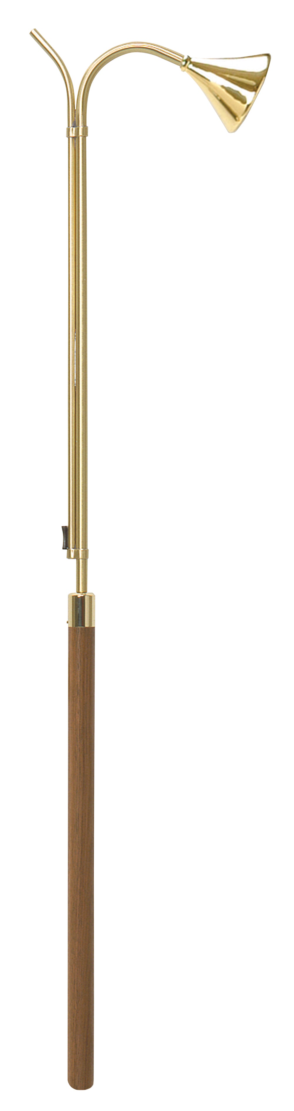 Candle Lighter & Extinguisher - Brass/Walnut Handle