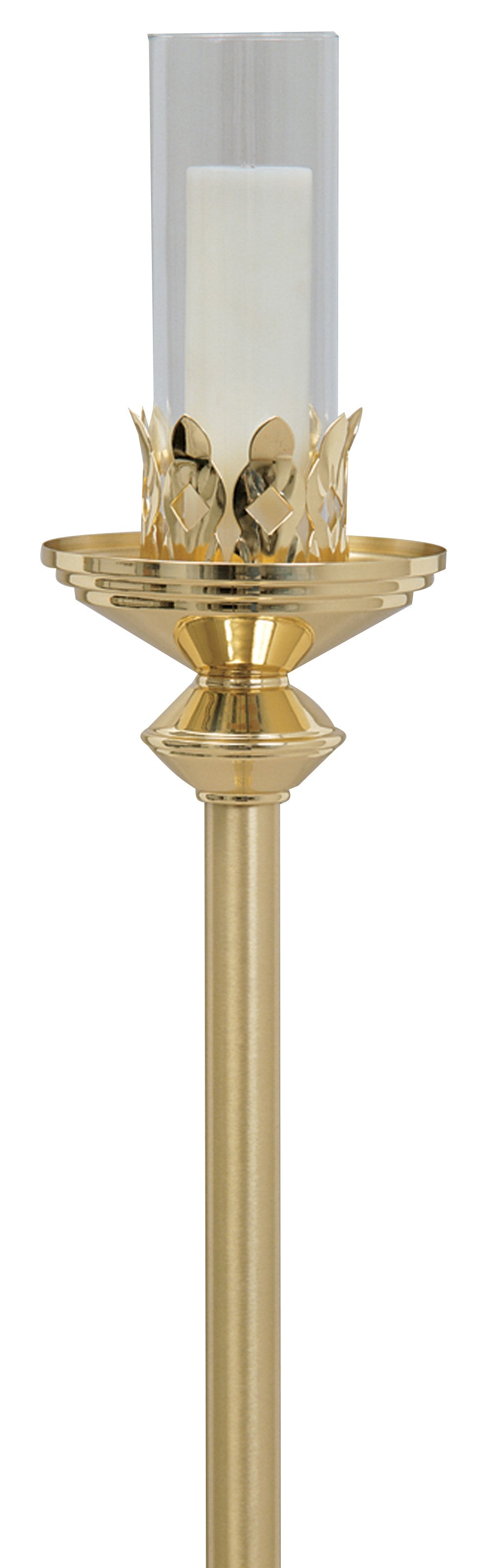 Processional Torch Only for Oil Candle - 2 Tone - 48" Ht