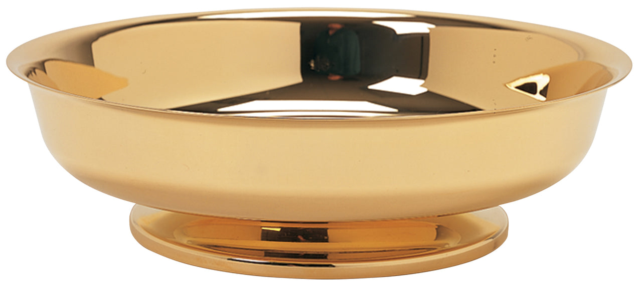 Bowl Ciborium - 24 Kt Gold Plate - 1000 Host - 10" Dia