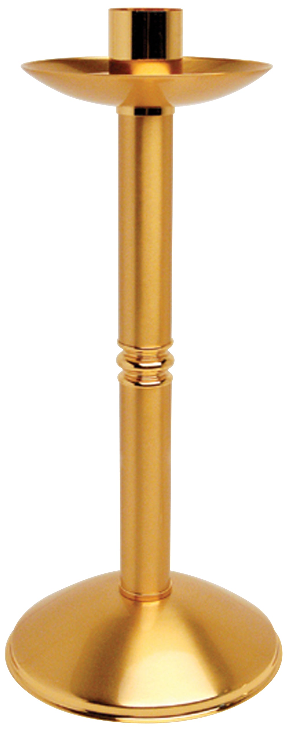 Altar Candlestick - Gold Plated - 4 1/2" Ht