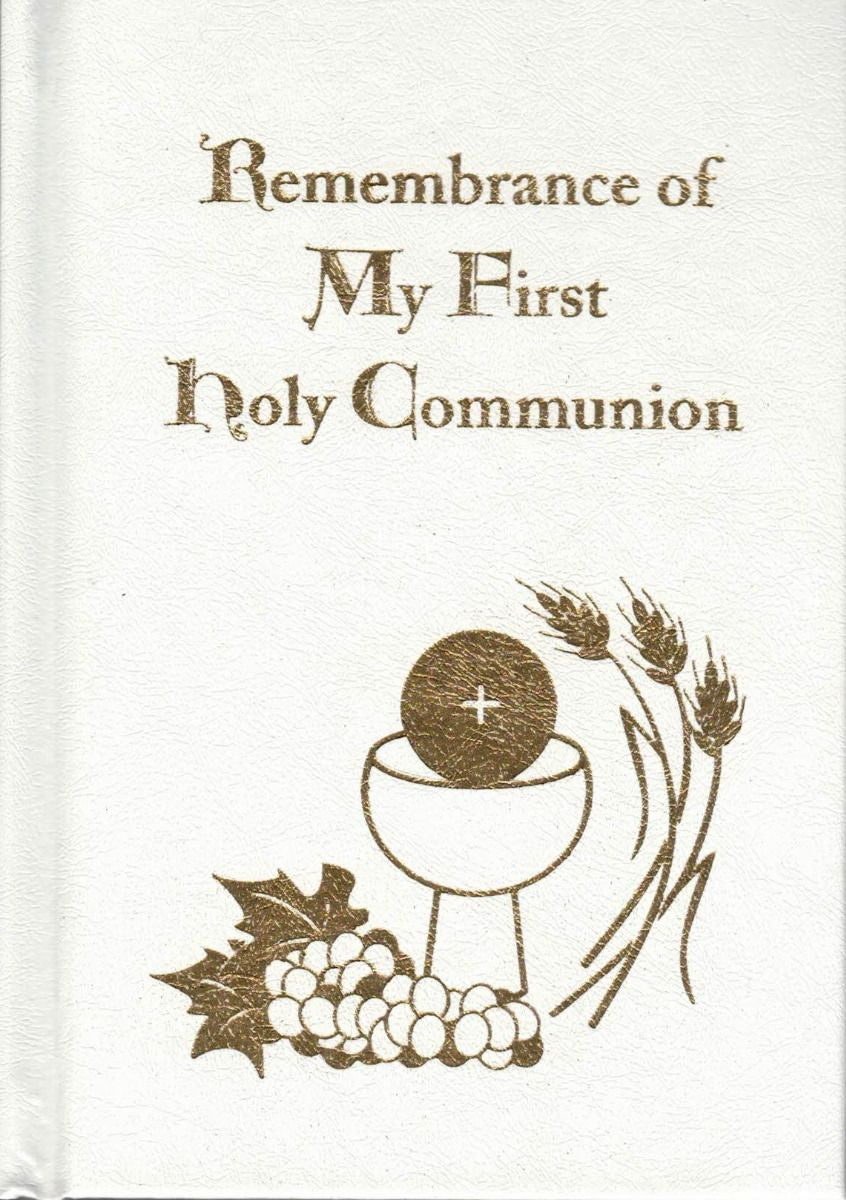 Remembrance of My First Holy Communion Prayer Book