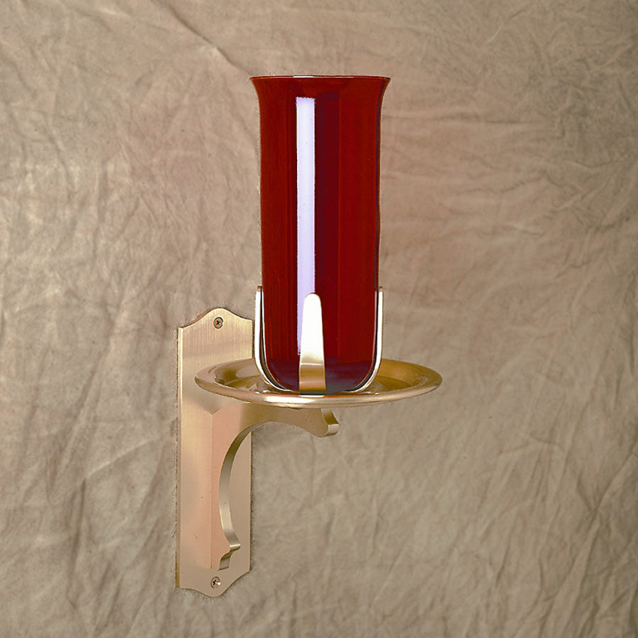 Applique murale en bronze pour lampe de sanctuaire : style 2384