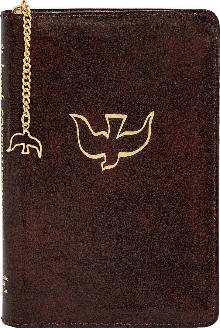 Saint Joseph Confirmation Book (Bonded Leather - Zipper Close)