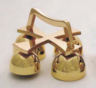 Clochettes d'autel en bronze : style 2514 - 11,4 cm H