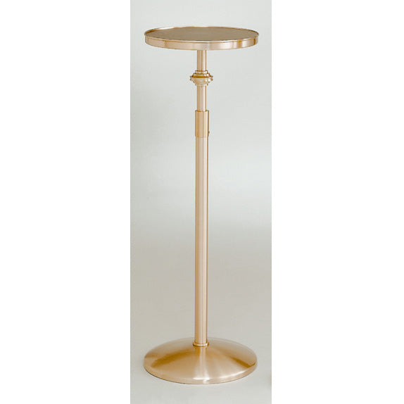 Support piédestal réglable en bronze : Style 2515 - Ht de 32" à 53"