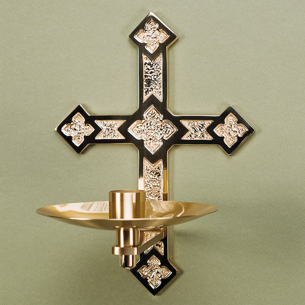 Porte-bougie de consécration/dédicace en bronze : Style 2614