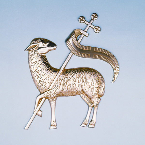 Bronze "Lamb of God" Symbol/Emblem: 268 Style - Two Sizes