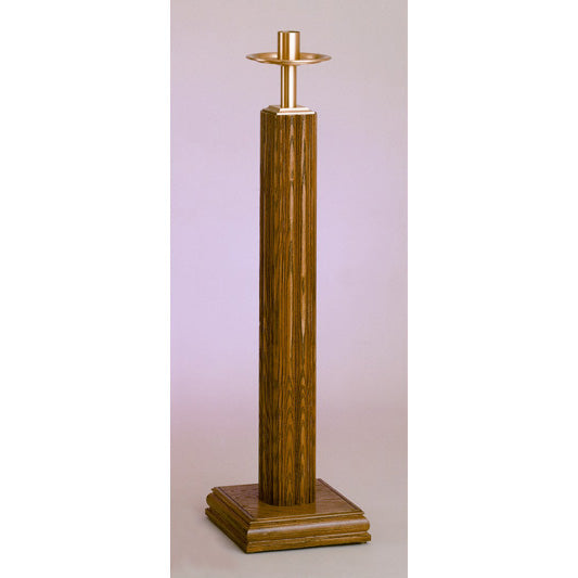 Chandelier Pascal en Bois/Bronze Fini Satiné : Modèle 2828 - Douille de 4,9 cm - Deux Tailles