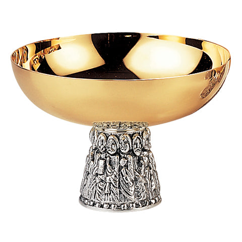 Apostles Motif Two-Tone Open Ciborium - 2 Sizes