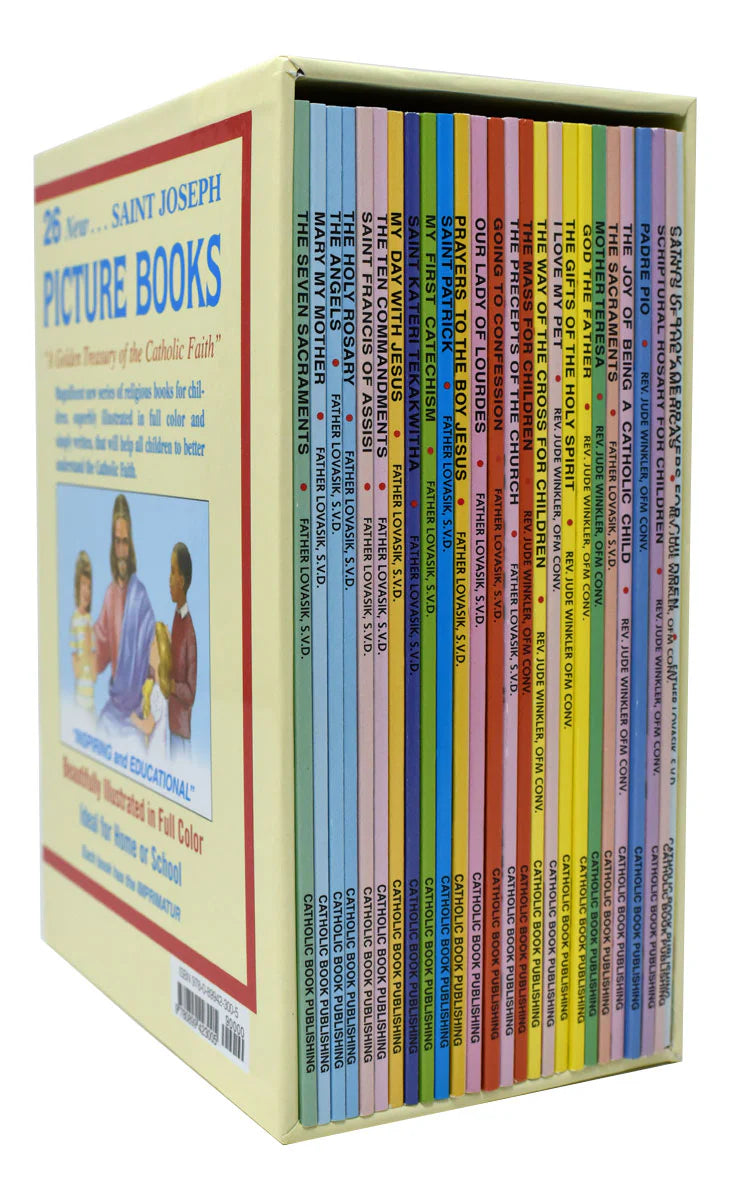 Livres illustrés de Saint Joseph (Collection de 26 livres)