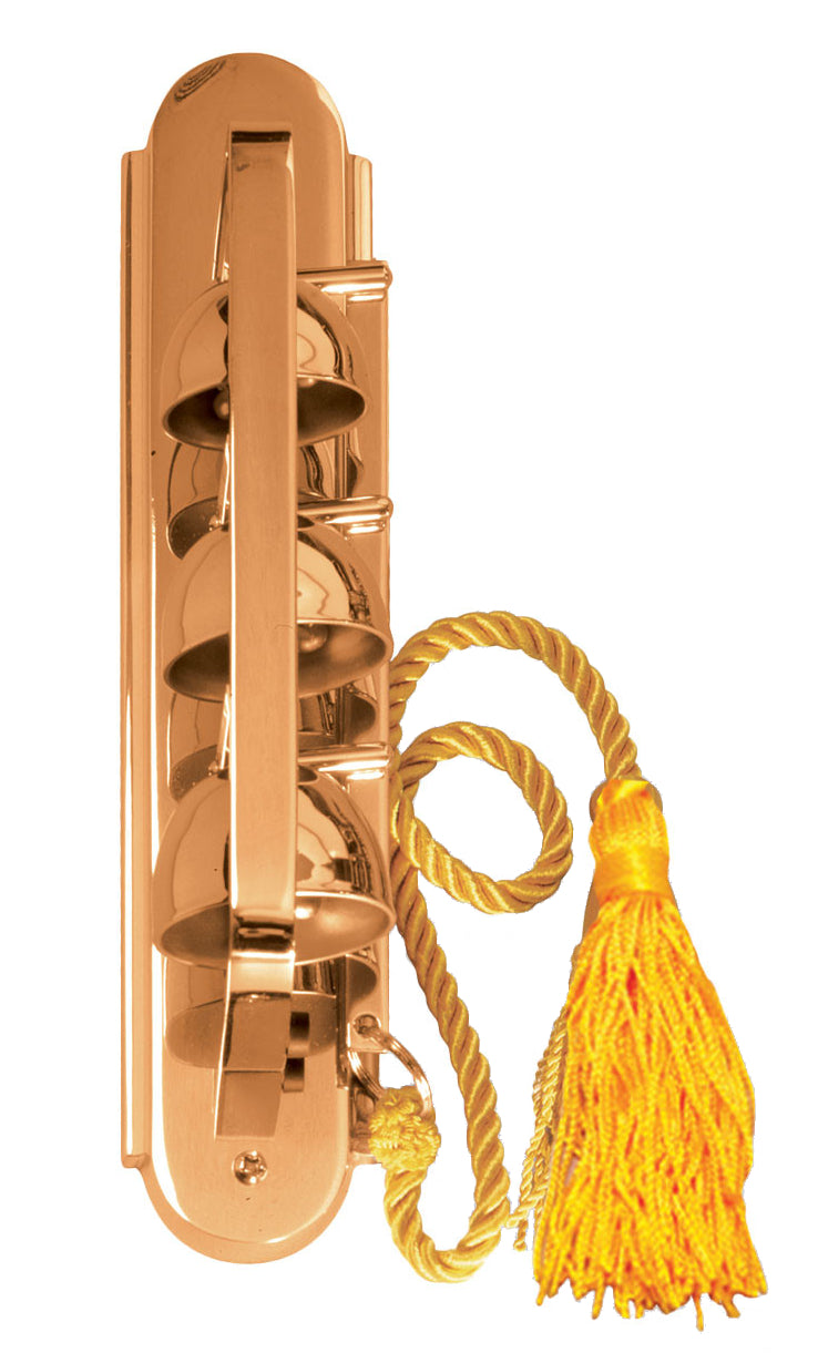 Altar Bells, 3x14, Bronze or Brass, Wall Plate