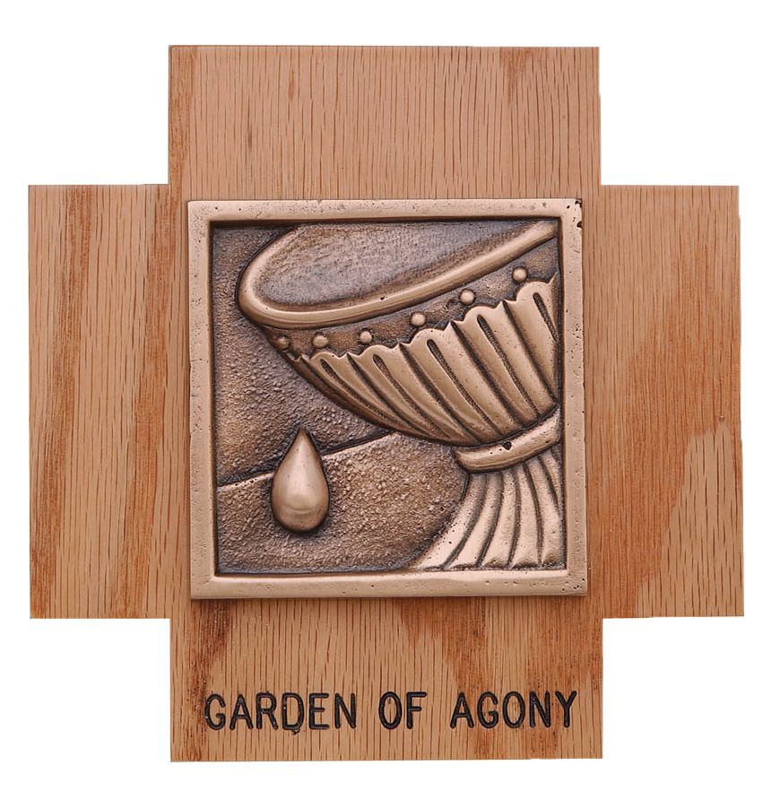 Stations Of The Cross | 6-1/2” x 6-1/2” | Bronze & Wood | Additional Stations
