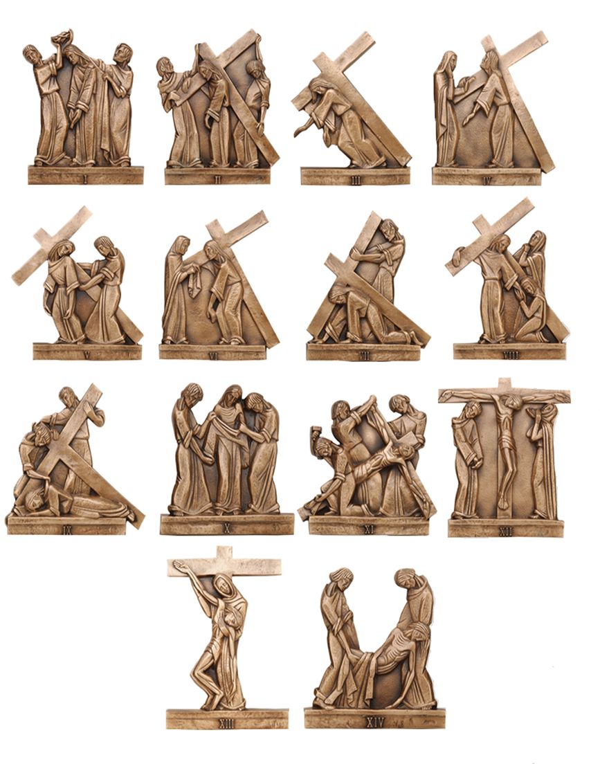 Stations of the Cross | 2 Sizes | Bronze