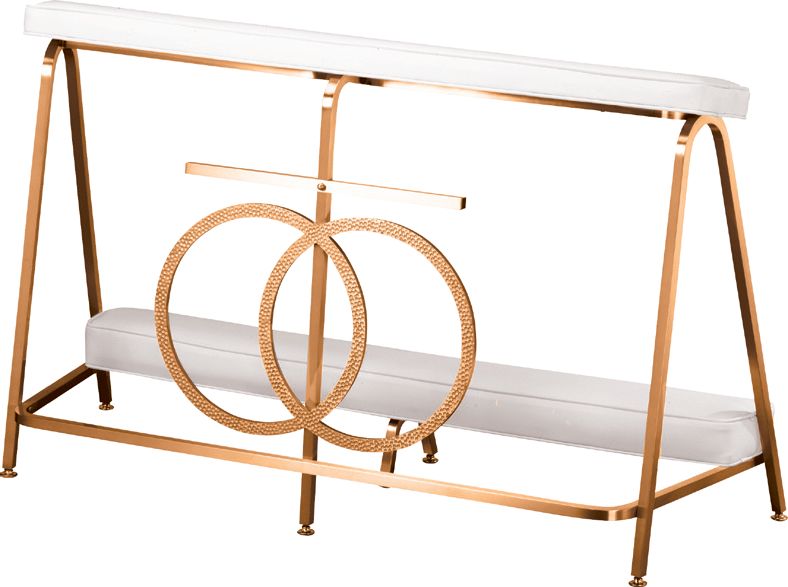 Prie Dieu | Wedding | 51"W x 20"D x 31"H | Aluminum | Vinyl