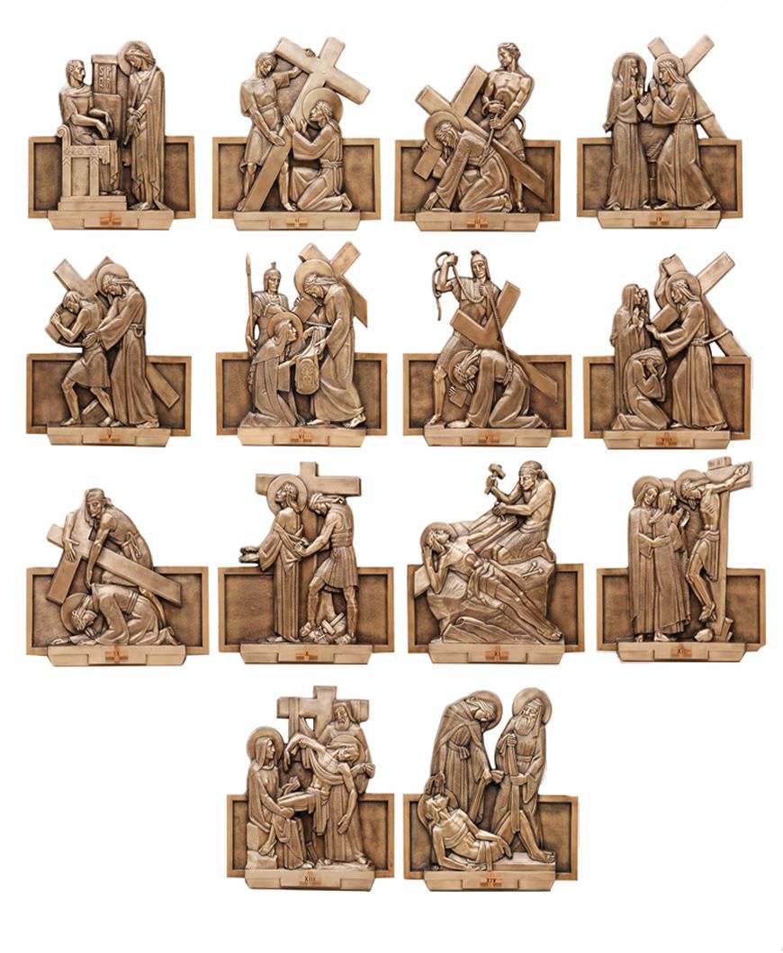 Stations Of The Cross | 24” x 24” | Bronze | Additional Stations