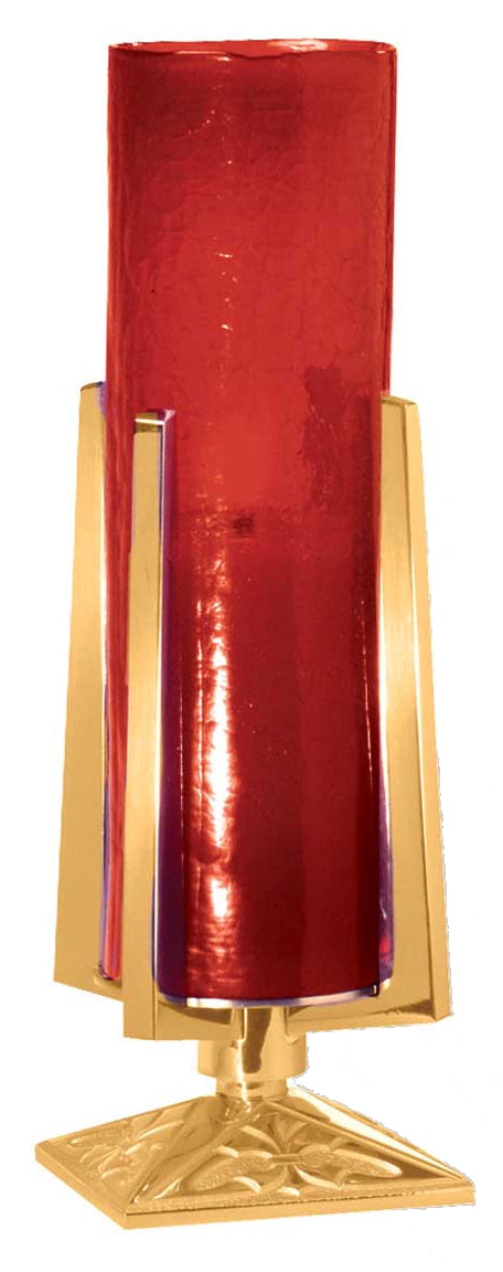 Altar Sanctuary Lamp with Square Base, Electric