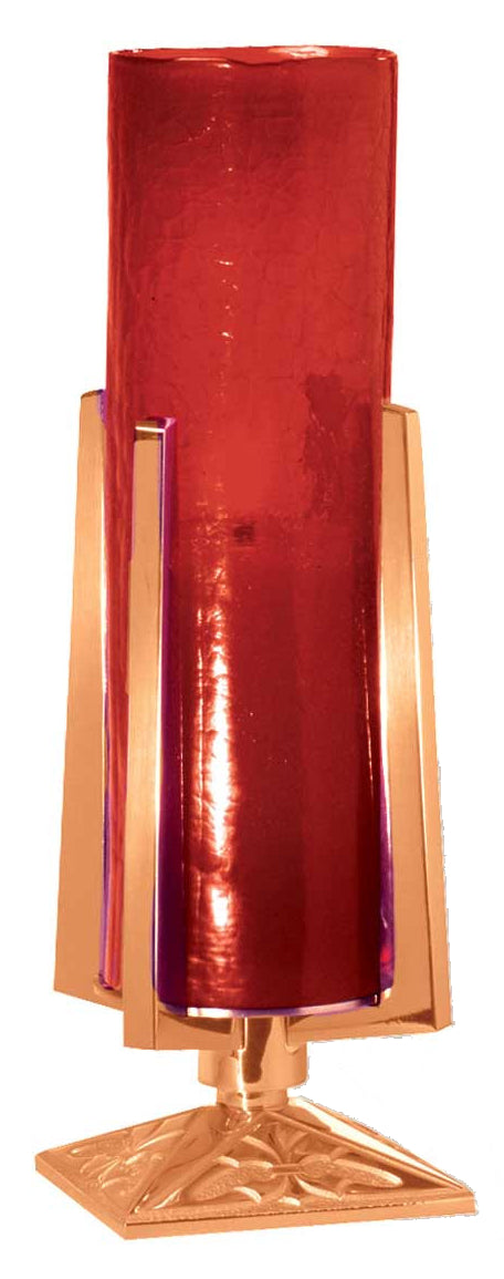 Altar Sanctuary Lamp with Square Base, Electric