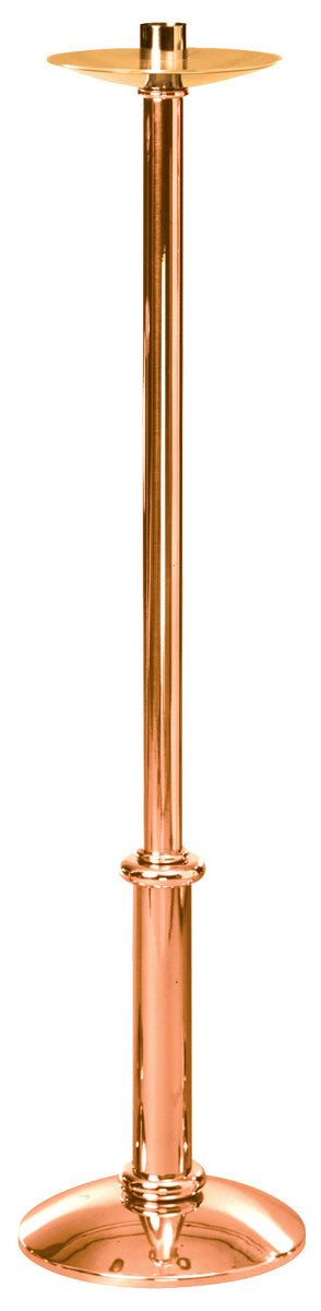 Paschal Candlestick, 2 Sizes, Brass or Bronze, Round Base
