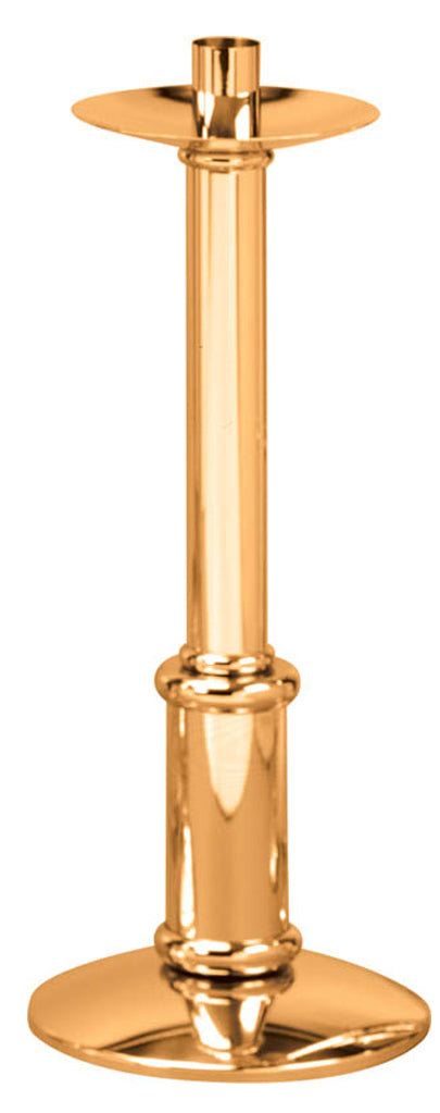 Paschal Candlestick, 28", Brass or Bronze, Round Base