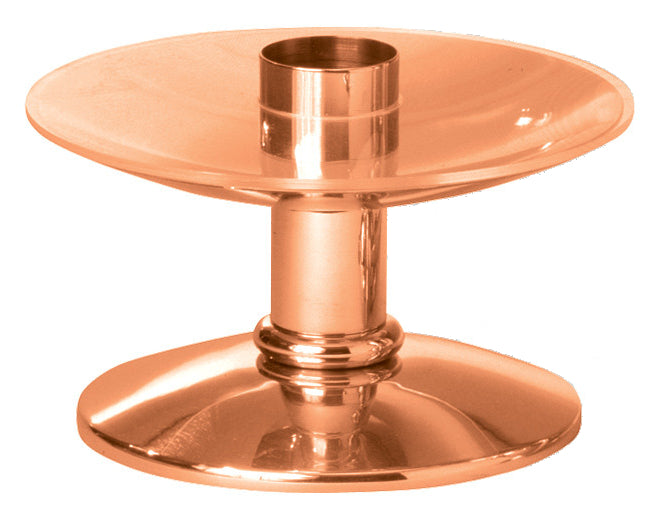 Altar Candlestick, 3-3/4", Brass or Bronze