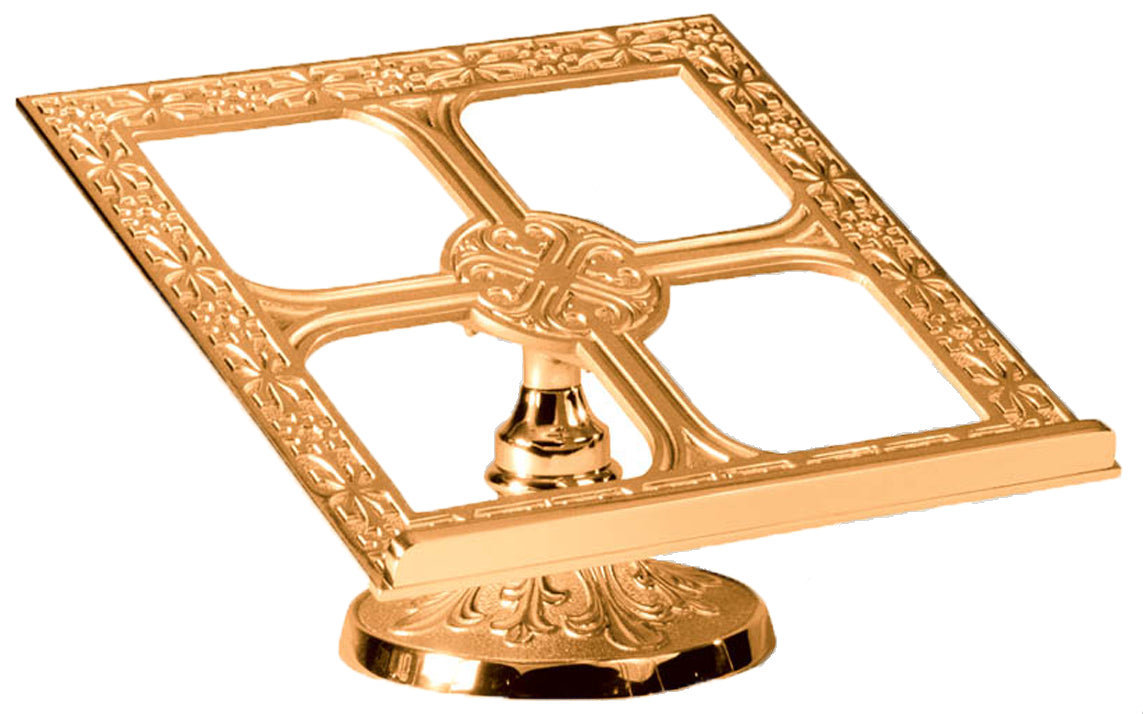 Missal Stand, 13x13, Brass or Bronze