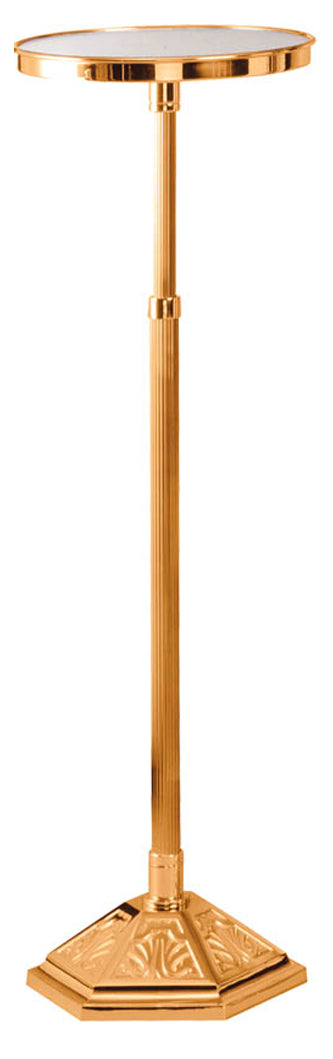 Flower Stand, 33"-56", Bronze or Brass, Adjustable