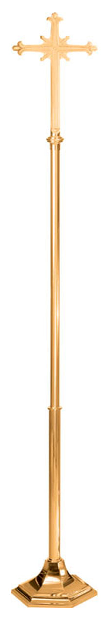 Processional Cross, Bronze or Brass, Embellished Cross, 92"