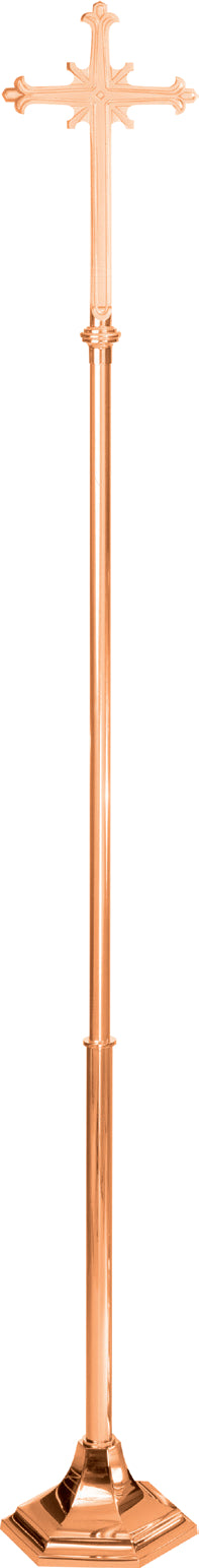 Processional Cross, Bronze or Brass, Embellished Cross, 92"