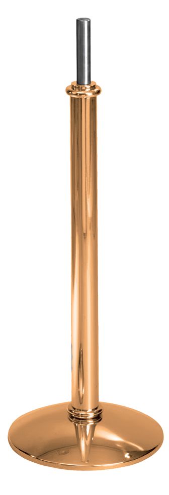 Processional Cross Or Crucifix Stand Only | Bronze Or Brass | Round Base