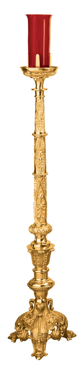 Floor Sanctuary Lamp with Footed Base, Electric