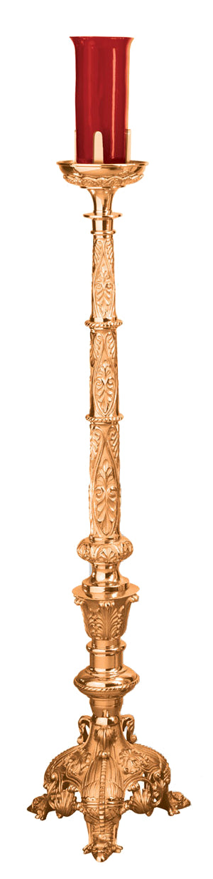 Floor Sanctuary Lamp with Footed Base, Electric