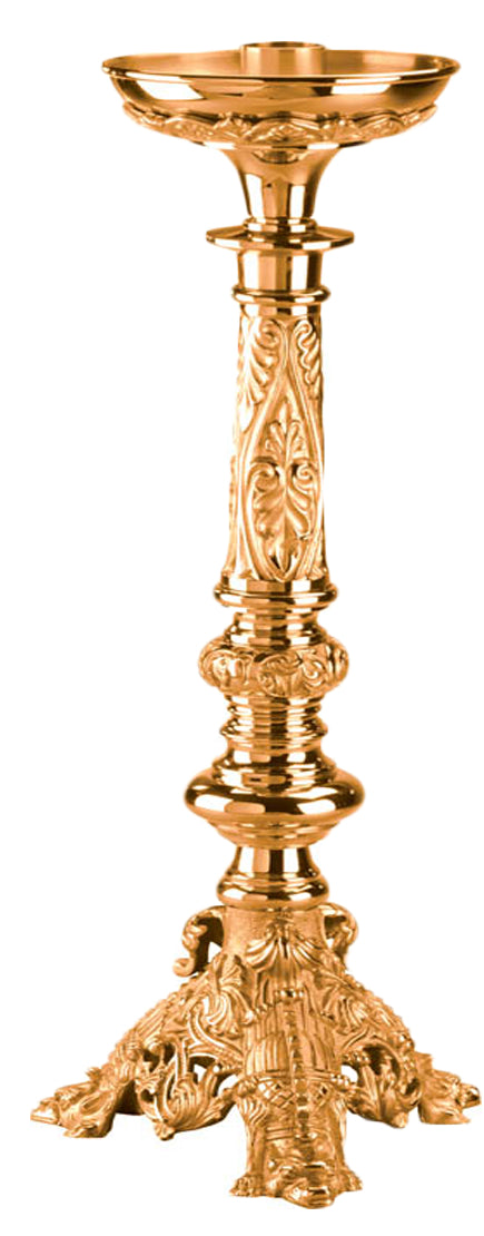 Altar Candlestick, 10 Sizes, Brass or Bronze