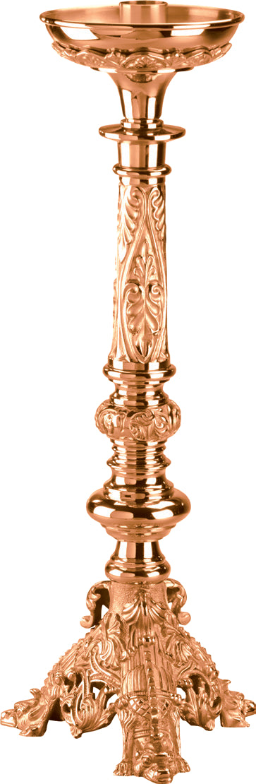Altar Candlestick, 10 Sizes, Brass or Bronze