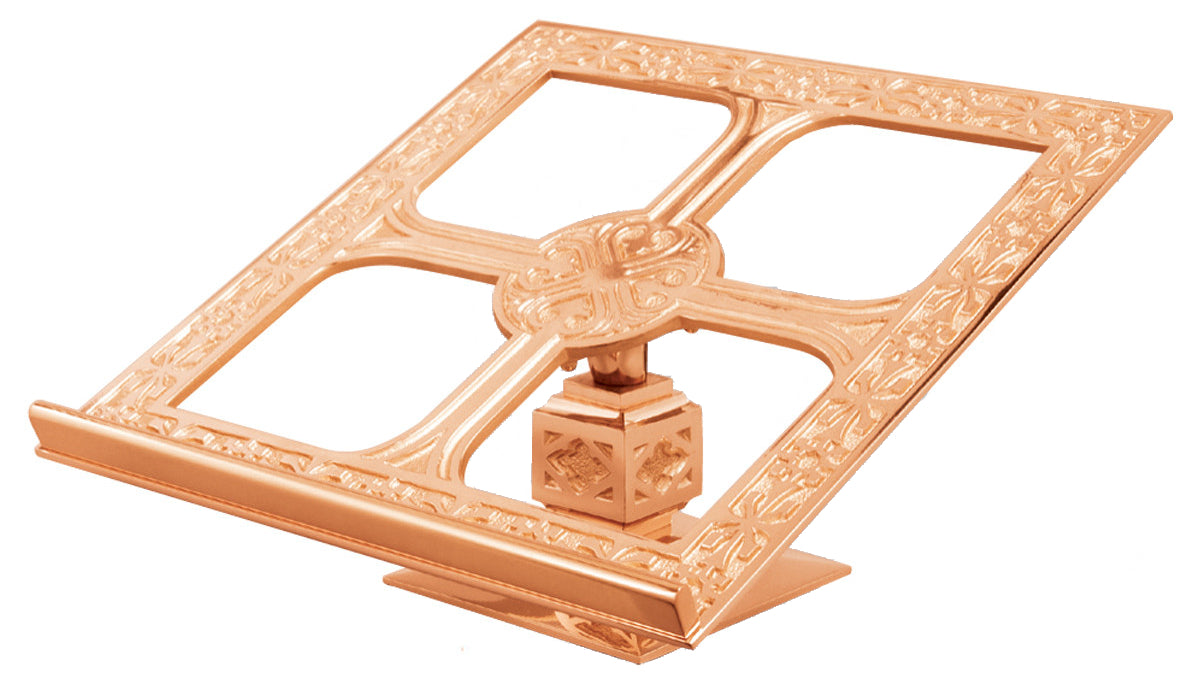 Missal Stand, 13x13, Brass or Bronze, Square Base