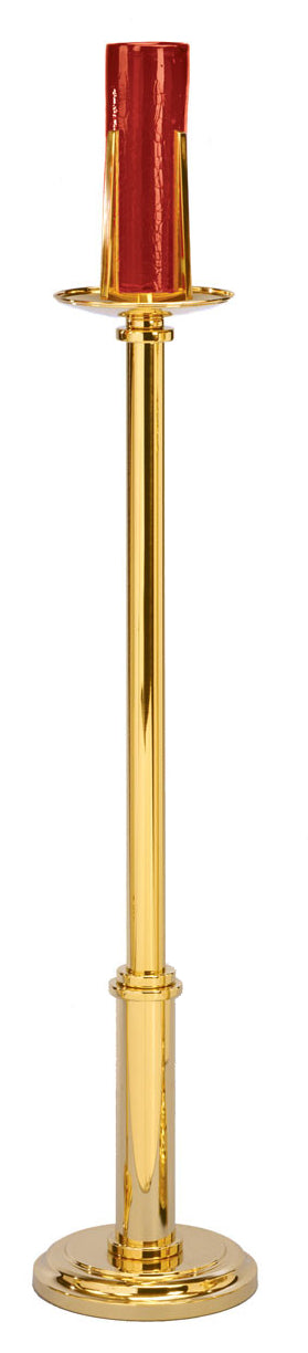 Floor Sanctuary Lamp with Round Base, Electric