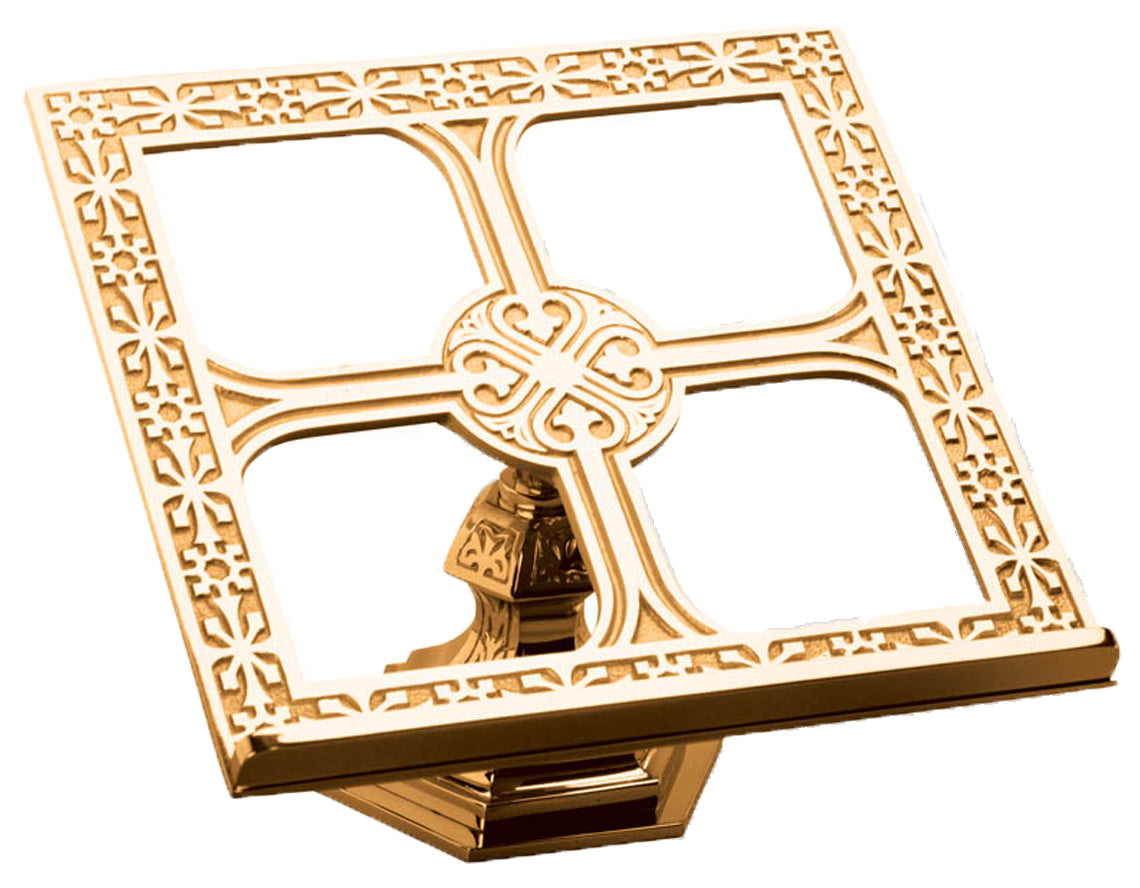 Missal Stand, 13" x 13", Brass or Bronze
