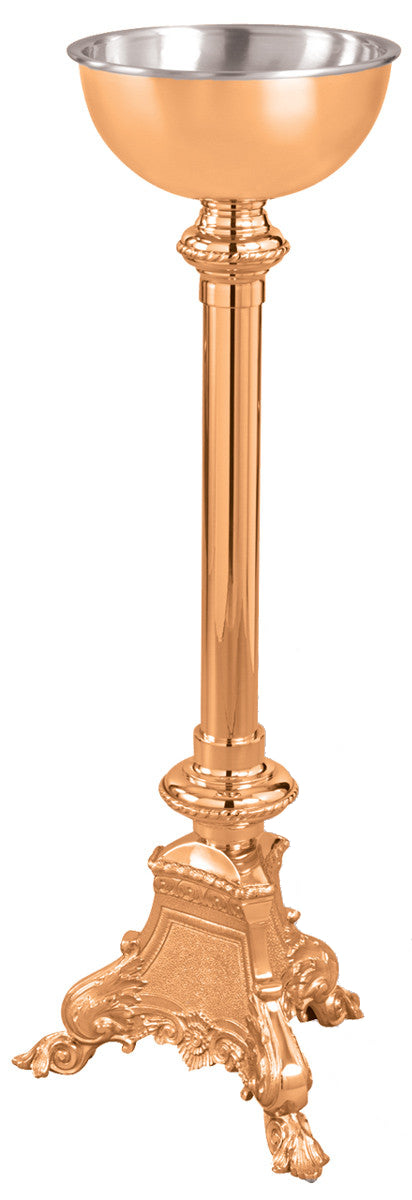 Standing Holy Water Font, Bronze or Brass