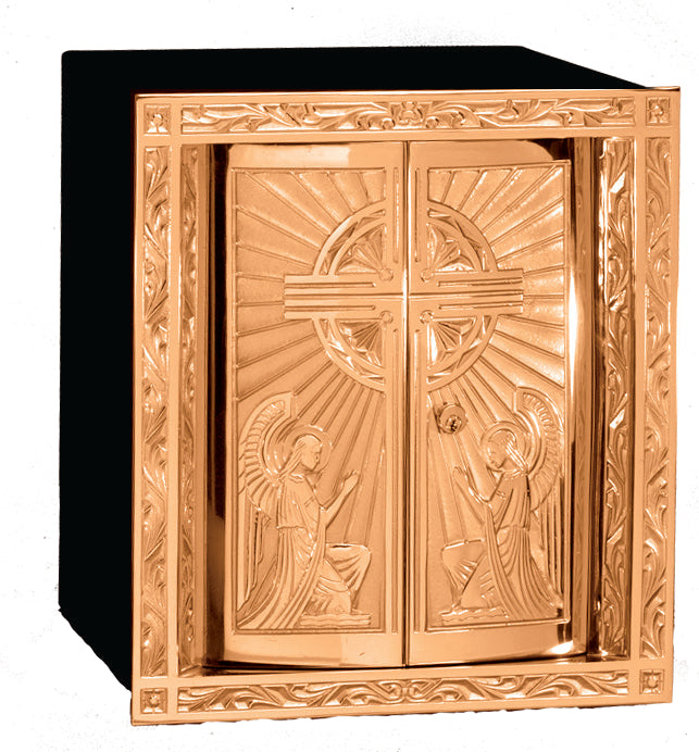 Tabernacle, Bronze, Two Angels Accent