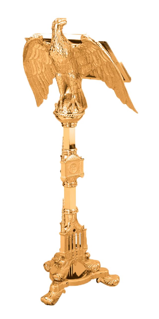 Lectern | Standing | 42" | Bronze or Brass | Eagle