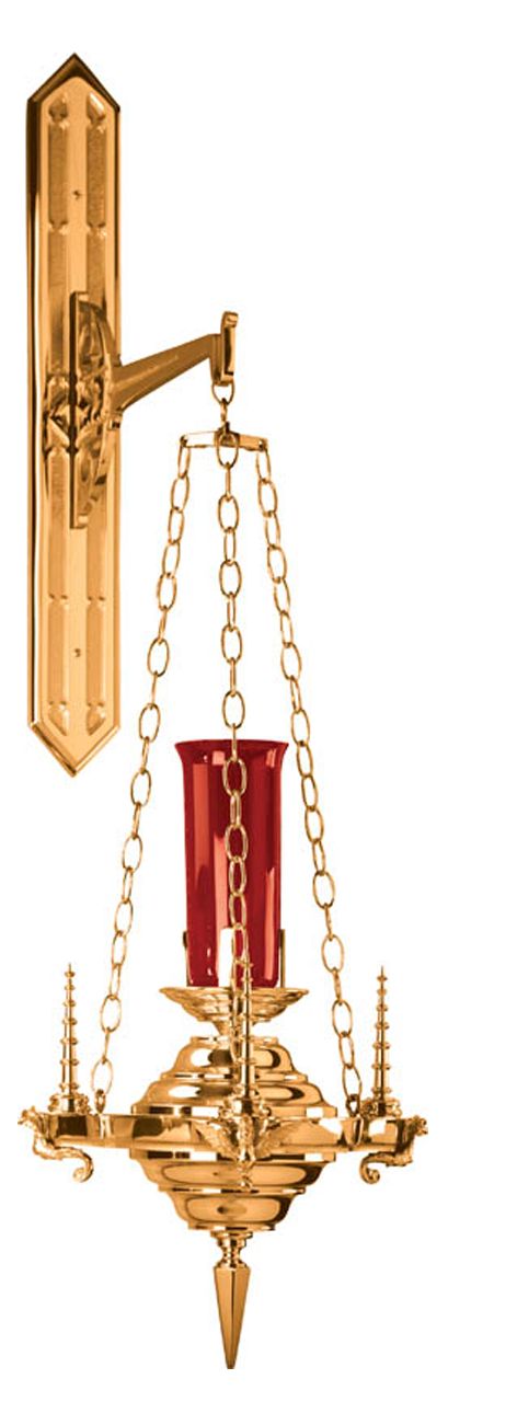 Hanging Sanctuary Lamp With Bracket: 499 Style