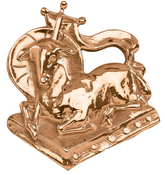 Agnus Dei Wall Plaque, 4" x 4", Bronze, Lamb of God