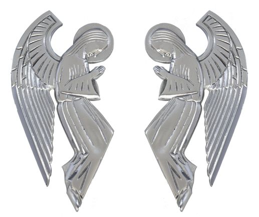 Praying Angel Wall Plaque | 4" x 7-3/4" | Bronze or Aluminum