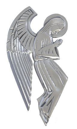 Praying Angel Wall Plaque | 4" x 7-3/4" | Bronze or Aluminum