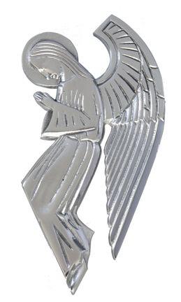 Praying Angel Wall Plaque | 4" x 7-3/4" | Bronze or Aluminum